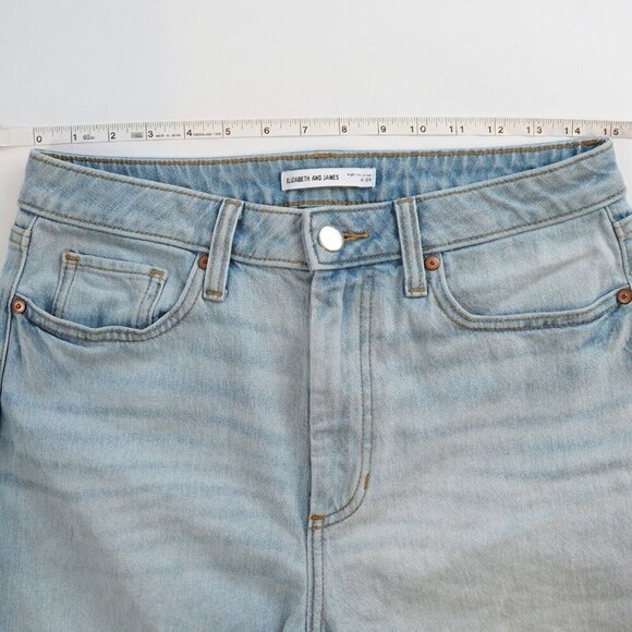Elizabeth and James Distressed Wide Leg Crop Jeans - Size 8/29 - EUC - Picture 7 of 8